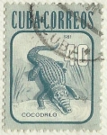 Stamps Cuba -  COCODRILO