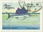 Stamps : America : Cuba :  PEZ AGUJA DE ABANICO
