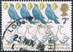 Stamps : Europe : United_Kingdom :  LOS DOCE DIAS DE NAVIDAD. CANTOS POPULARES. Y&T Nº 841