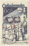 Stamps : Europe : Czechoslovakia :  ASTRONAUTAS