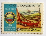 Stamps Colombia -  Automovil Club de Colombia