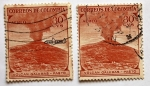 Stamps Colombia -  Volcan Galeras