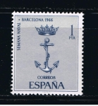 Stamps Spain -  Edifil  1737  Semana naval en Barcelona.  