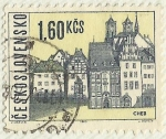 Stamps : Europe : Czechoslovakia :  EDIFICIO