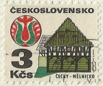Stamps : Europe : Czechoslovakia :  ARQUITECTURA CHECOSLOVAQUA
