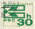 Stamps Czechoslovakia -  EMBLEMA POSTAL