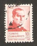 Stamps : Asia : Turkey :  2354 - Mustafa Kehal Ataturk, presidente