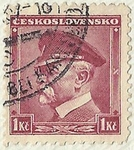 Stamps : Europe : Czechoslovakia :  PRESIDENTE MASARYK