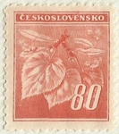 Stamps Czechoslovakia -  HOJAS