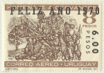 Stamps : America : Uruguay :  HOMENAJE A CERVANTES