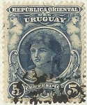 Stamps : America : Uruguay :  MUJER