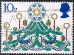 Stamps United Kingdom -  NAVIDAD 1980. DECORACIONES DIVERSAS DE NAVIDAD. Y&T Nº 959
