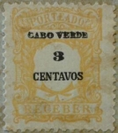 Stamps Cape Verde -  porteado a receber 1904