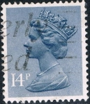 Stamps United Kingdom -  ISABEL II TIPO MACHIN 1980-81. Y&T Nº 967