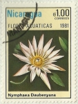Stamps : America : Nicaragua :  FLORES ACUATICAS