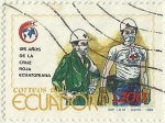 Stamps Ecuador -  125 AÑOS DE LA CRUZ ROJA ECUATORIANA
