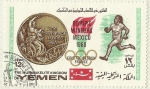 Stamps : Asia : Yemen :  GANADORES DE LOS JUEGOS OLIMPICOS DE MEXICO 1968