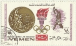 Sellos de Asia - Yemen -  GANADORES DE LOS JUEGOS OLIMPICOS DE MEXICO 1968