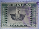 Stamps Costa Rica -  Industrias Nacionales.- Tabaco