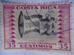 Stamps : America : Costa_Rica :  Industrias Nacionales.- Textiles