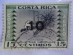 Stamps Costa Rica -  Industrias nacionales.-Azúcar