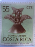 Sellos de America - Costa Rica -  Idolo Maya.