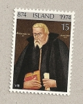 Stamps Iceland -  Obispo de holar