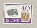 Sellos de Europa - Islandia -  Centenario 1er sello