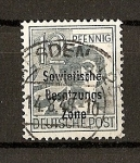 Stamps : Europe : Germany :  Alemania Oriental Ocupacion Sovietica.