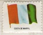 Sellos de Africa - Costa de Marfil -  1 Bandera 