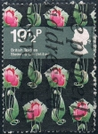 Stamps : Europe : United_Kingdom :  LOS TEXTILES BRITÁNICOS. TULIPANES ESCARLATAS, DE W. MORRIS. Y&T Nº 1053
