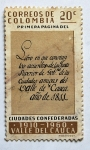 Stamps Colombia -  Ciudades Confederadas