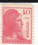 Stamps Spain -  Alegoría de la República     (I)