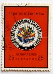 Stamps Colombia -  OEA