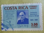 Stamps Costa Rica -  Centenario  Nacimieno J. Garcia Monje.(1881-1981