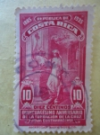 Stamps : America : Costa_Rica :  Quincuagésimo Aniversario de la fundación de la Cruz Roja  Costarricense.