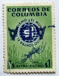 Stamps Colombia -  El Mundo Unido Contra el Paludismo