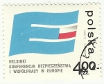 Stamps Poland -  HELSINKI CONFERENCIA DE SEGURIDAD Y LA COOPERACION EN EUROPA