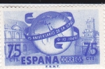Stamps Spain -  LXXV Aniversario de la Unión Postal Universal    (I)