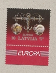 Stamps Latvia -  75 aniv. Universidad de Letonia