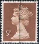 Stamps United Kingdom -  ISABEL II TIPO MACHIN 1986. M 1090