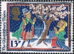Stamps United Kingdom -  NAVIDAD 1986. ESPINA DE GLASTOMBURY. M 1091