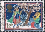 Stamps United Kingdom -  NAVIDAD 1986. ESPINA DE GLASTOMBURY. M 1096
