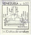 Stamps : America : Venezuela :  ESQUEMA DE CELDA ELECTROLITICA