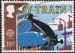 Stamps United Kingdom -  EUROPA 1988. TRANSPORTES Y TELECOMUNICACIONES. LOCOMOTORA MALLARD. M 1147