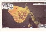 Stamps Oman -  Mariposas -Orange Tip