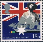 Stamps : Europe : United_Kingdom :  BICENT. DE LA COLONIZACIÓN DE AUSTRALIA. M 1151