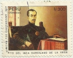 Stamps Peru -  450 ANIVERSARIO DEL NACIMIENTO DEL INCA GARCILASO DE LA VEGA