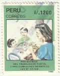 Sellos de America - Per� -  PRO - NAVIDAD DEL TRABAJADOR POSTAL Y PRO - COMEDORES INFANTILES