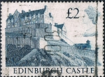 Stamps United Kingdom -  CASTILLOS INGLESES. EDINBURGH CASTLE (ESCOCIA). M 1176